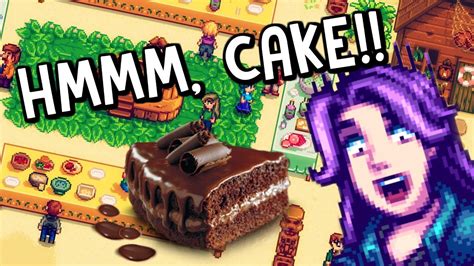 Who likes chocolate cake in stardew valley
